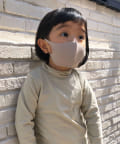 Lattice(ラティス) 《ニュアンスカラー冷感抗菌マスク》4枚SET(子供用サイズ)