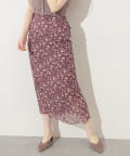 natural couture(ナチュラルクチュール) 【WEB限定】儚げフラワースカート