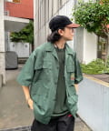 WHO’S WHO gallery(フーズフーギャラリー) 【Sourcream/サワークリーム】FISH MIL SHIRTS