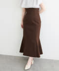 natural couture(ナチュラルクチュール) 【WEB限定】ハイウエストマーメイドスカート