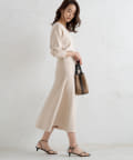 OUTLET(アウトレット) 【Loungedress】総針2WAYワンピース