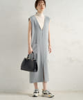 OUTLET(アウトレット) 【Loungedress】Vネックワンピース