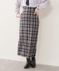 natural couture(ナチュラルクチュール) ハイウエストサイドスリットナロースカート