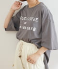 OUTLET(アウトレット) 【CIAOPANIC TYPY】【FAMIMA CAFE】プリントスリットTee