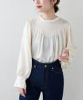 pois gather2way blouse ギャザー2wayブラウス ピンク 楽天市場】【新色追加】【前後2WAY】割繊サテンギャザーブラウス