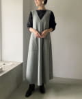 BEARDSLEY(ビアズリー) 《2サイズ展開》ブークレダンボールワンピース