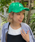 CIAOPANIC(チャオパニック) 【本田仁美さん着用アイテム】小顔に見えて被りやすい、イニシャルキャップ