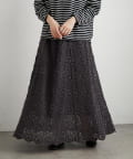 PUAL CE CIN(ピュアルセシン) 太糸レース編みスカート