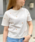 CPCM(シーピーシーエム) 総花刺繍Tシャツ