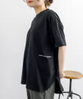 PUAL CE CIN(ピュアルセシン) 刺繍×プリントTシャツ