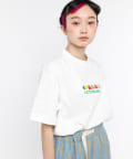 ear PAPILLONNER(イア パピヨネ) 《WEB限定サイズ展開あり》【PAC-MAN™×ear】刺繍Tシャツ　　　