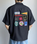 CPCM(シーピーシーエム) ツイルバックワッペン刺繍半袖シャツ
