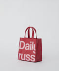 Daily russet(デイリー ラシット) 【雨の日OK】ビッグロゴターポリンスクエアトートバッグ（S）