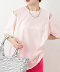 natural couture(ナチュラルクチュール) 肩スリットゆるＴ
