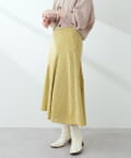 NICE CLAUP OUTLET(ナイスクラップ アウトレット) 【natural couture】パッチワークギンガムマーメイドスカート