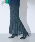 La boutique BonBon(ラブティックボンボン) 【大人のフェミニン】シャーリングギャザーマーメイドスカート