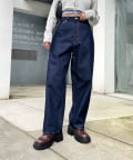 ai no de/アイノデ】wide denim pants | WHO'S WHO gallery(フーズフー