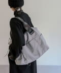 ear PAPILLONNER(イア パピヨネ) 《撥水・定番》樹脂パーツトートショルダー付き　Lサイズ