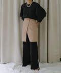 Pasterip(パセリ) Wool waist cloth/wrap skirt