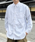 CPCM(シーピーシーエム) 綿タッチブロードシャツ
