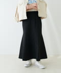 natural couture(ナチュラルクチュール) ぽこぽこジャガードフラワースカート