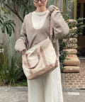 NICE CLAUP / OLIVE des OLIVE OUTLET(ナイスクラップ  / オリーブ デ オリーブ アウトレット) 【misato's セレクト】【ママクロ】８ポケットトートＢＡＧ