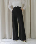 Pasterip(パセリ) Jersey button slit pants