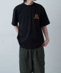 COLONY 2139(コロニー トゥーワンスリーナイン) ロゴ刺繍MIXプリント半袖T