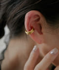 ear PAPILLONNER(イア パピヨネ) 《WEB限定金属アレルギー対応》ステンレスシンプルイヤーカフ