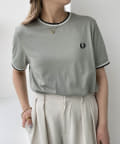 CAPRICIEUX LE'MAGE(カプリシュレマージュ) 【WEB・一部店舗限定】〈FRED PERRY〉ラインTシャツ