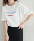 Discoat(ディスコート) soumettent刺繍ロゴTシャツ