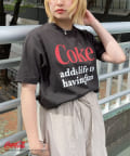 CIAOPANIC(チャオパニック) 【Coca-Cola/コカ・コーラ】CokeロゴTシャツ