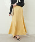 natural couture(ナチュラルクチュール) パルクロ限定販売/長さ変えれるサテンマーメイドスカート