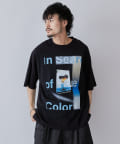 Lui's(ルイス) “COCKTAIL” プリントTシャツ