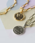 un dix cors(アンディコール) GOLDY/Yシェイプコインマンテルネックレス