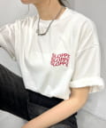 WHO’S WHO gallery(フーズフーギャラリー) 《WEB限定》【SLOPPY/スロッピー】ロゴ刺繍TEE
