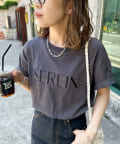 Discoat(ディスコート) SEREIN刺繍ロゴTシャツ