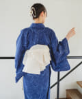 Kastane Vintage花柄浴衣 アイボリー Kastane（カスタネ）の「Vintage花柄浴衣（浴衣）」 - WEAR