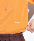FREDY & GLOSTER(フレディ アンド グロスター) 【GLOSTER】コントラストステッチ ポケットTシャツ ワンポイント刺繍