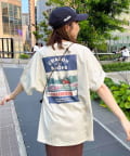 DISCOAT(ディスコート) スーベニアアソートバックプリントTシャツ