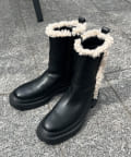 ファーコンビショートブーツ | DOUDOU(ドゥドゥ)レディース