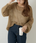 NICE CLAUP / OLIVE des OLIVE OUTLET(ナイスクラップ  / オリーブ デ オリーブ アウトレット) 【WEB限定】【リバイバル】モヘアタッチシアーニット