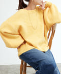 Chez toi(シェトワ) メランジモヘアクルーネックプルオーバー