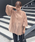 NICE CLAUP / OLIVE des OLIVE OUTLET(ナイスクラップ  / オリーブ デ オリーブ アウトレット) 【misato's pick up】大人シアーシャツ