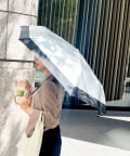 Lattice(ラティス) 【WEB限定】【晴雨兼用】折り畳み傘(メタリックカラー)