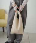 Omekashi(オメカシ) blancle SIL LEATHER SHOPPING BAG