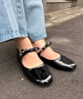 NICE CLAUP / OLIVE des OLIVE OUTLET(ナイスクラップ  / オリーブ デ オリーブ アウトレット) リボンストラップシューズ