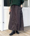 Croisiere(クロジエール) 【裾が絞れる2WAYデザイン】ミリタリーコイルスカート