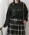 NICE CLAUP / OLIVE des OLIVE OUTLET(ナイスクラップ  / オリーブ デ オリーブ アウトレット) 【nao】シンプルロゴＴシャツ