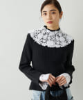 Whim Gazette - 【美品】alors ニットAlex Whim Gazette｜ファーVプルオーバー | Rakuten Fashion(楽天
